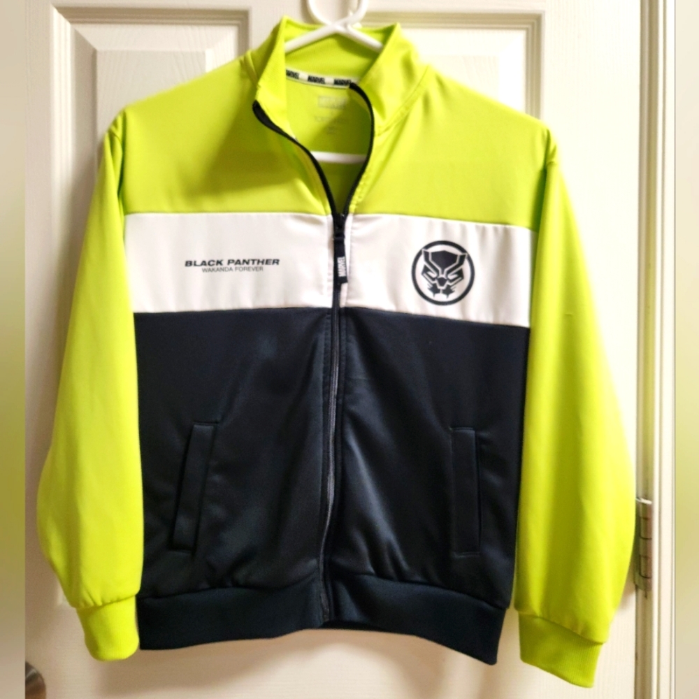 Marvel Black Panther Full Zip Sweater Kids Size 12 / Size 150
